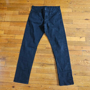 Uniqlo Men's Slim Fit Black Jeans 30x32